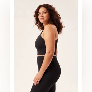 Girlfriend Collective Black Set L Paloma top 19.5” compression leggings